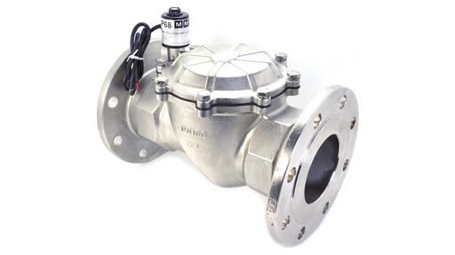 PCN stainless steel DN100 PN16 flanged solenoid valve