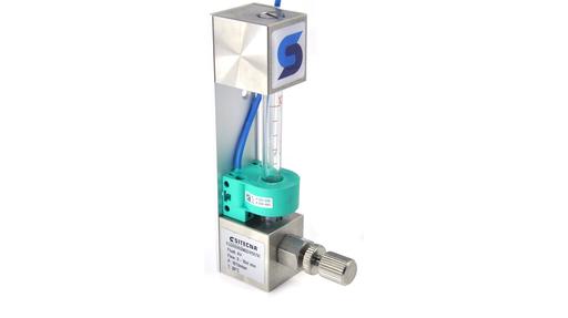 glass tube variable area flow meter