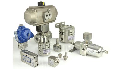 Pneumatic components for valve automation