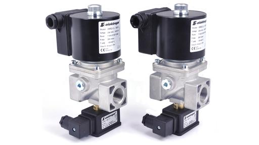 EN161 gas solenoid valves with CPI limit switch