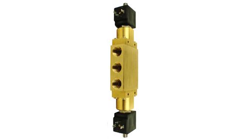 D16 series 3/8"-1/2" double solenoid bistable closed centres