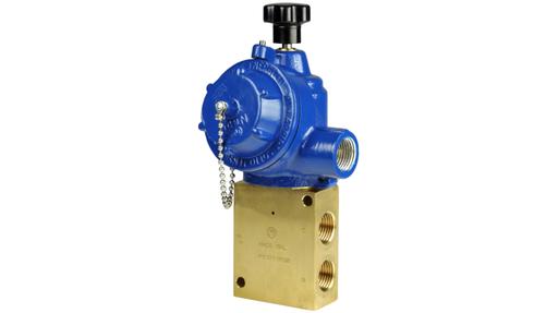 F13 3/2 manual reset solenoid valve